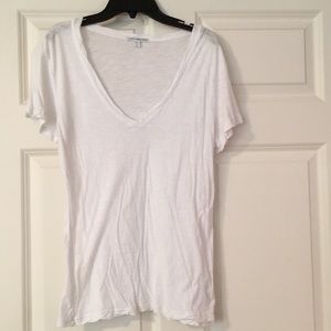 James Peres white tee